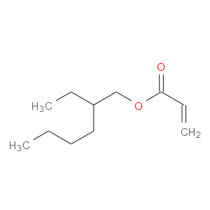 Structural Formula 2-Propenoic acid 2-ethylhexyl ester