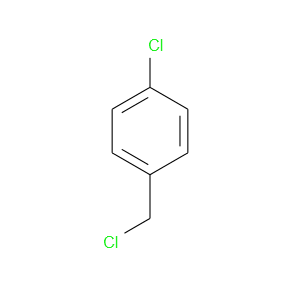 Strukturformel 1-Chlor-4-(chlormethyl)benzol