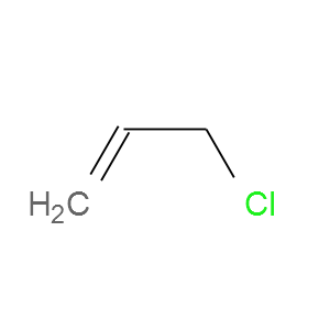 Strukturformel 3-Chlor-1-propen