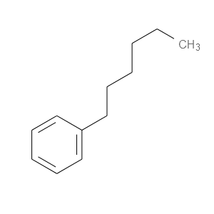 Structural Formula Hexylbenzene