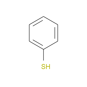 Structural Formula Benzenethiol