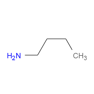 Strukturformel 1-Butanamin