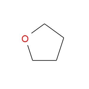 Strukturformel Tetrahydrofuran