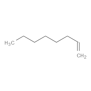 Structural Formula 1-Octene