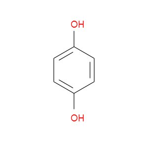 Strukturformel 1,4-Benzoldiol