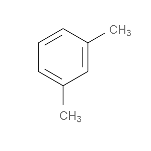 Strukturformel Dimethylbenzol