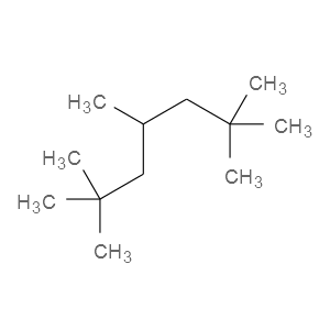 Strukturformel 2,2,4,6,6-Pentamethylheptan