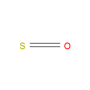Strukturformel Kohlenstoffoxidsulfid(COS)