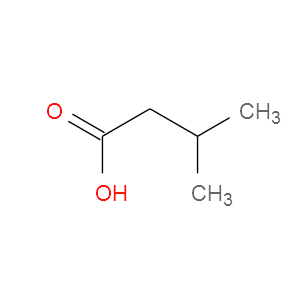 Strukturformel 3-Methylbutansäure