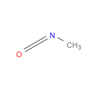 Structural Formula Isocyanatomethane