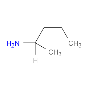 Strukturformel 2-Pentanamin
