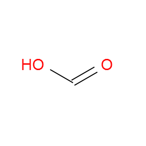 Strukturformel Ameisensäure