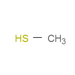 Strukturformel Methanthiol