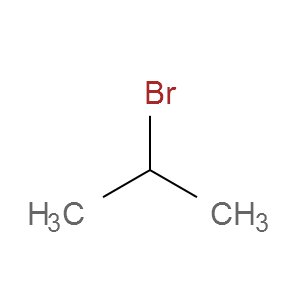 Structural Formula 2-Bromopropane
