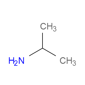 Strukturformel 2-Propanamin