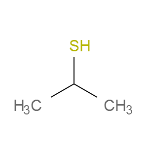 Strukturformel 2-Propanthiol