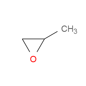 Strukturformel Methyloxiran