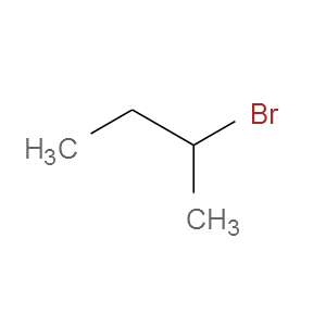 Strukturformel 2-Brombutan