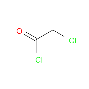 Structural Formula Chloroacetyl chloride