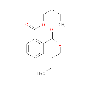 Strukturformel 1,2-Benzoldicarbonsäuredibutylester