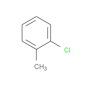 Strukturformel 1-Chlor-2-methylbenzol
