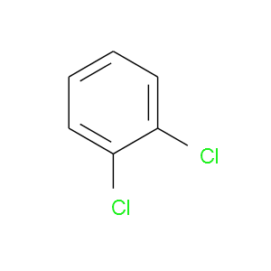 Structural Formula 1,2-Dichlorobenzene