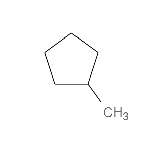 Structural Formula Methylcyclopentane