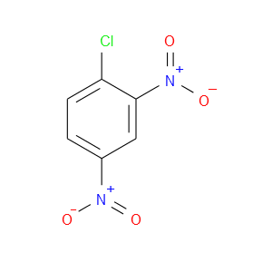 Structural Formula 1-Chloro-2,4-dinitrobenzene