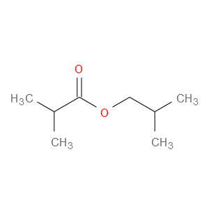 Strukturformel 2-Methylpropansäure-2-methylpropylester