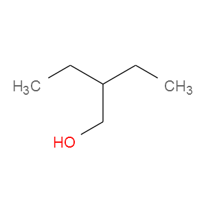 Structural Formula 2-Ethyl-1-butanol
