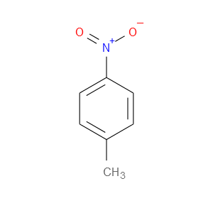 Strukturformel 1-Methyl-4-nitrobenzol